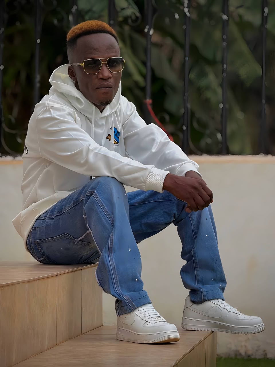 Ricky Rhythms official white hoodie merchandise photo one